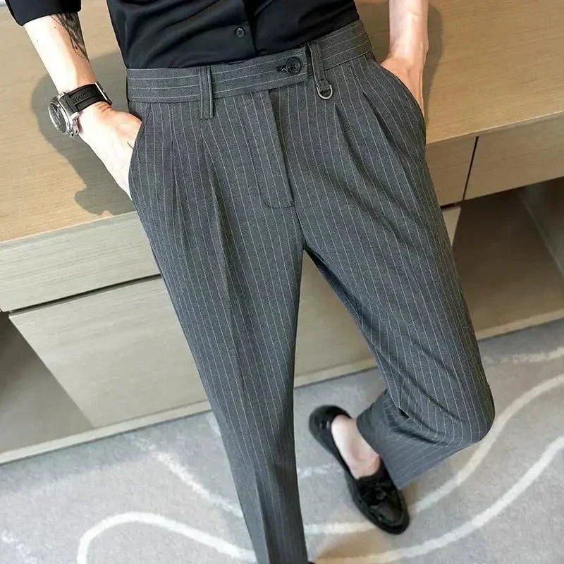 Striped Suit Trousers Verno